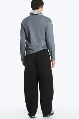 Pantalon à enfiler Barrel - Noir — photo 3