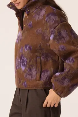 Veste Maille Isidore Violet Garden — photo 5