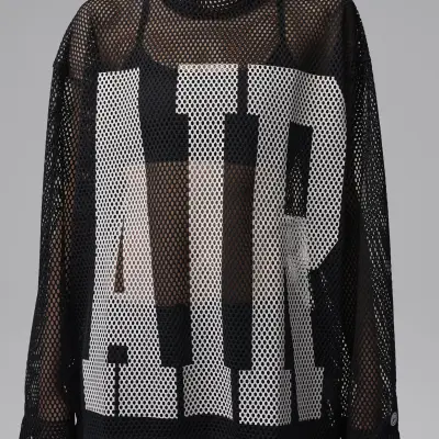Jordan x Union x Fragment Long Sleeve Jersey Black/Ivory — photo 3