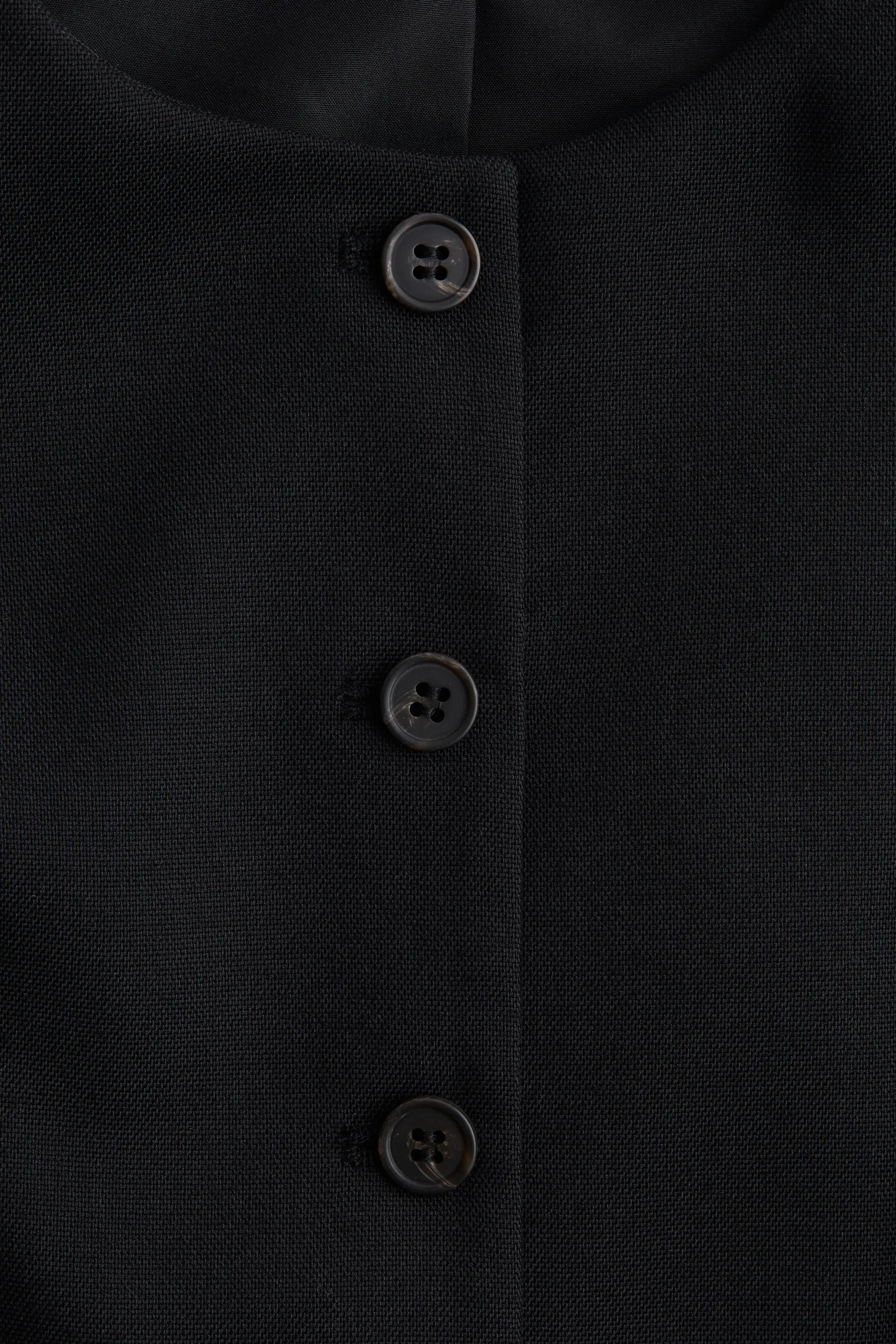 Gilet de costume long - Noir