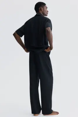 Relaxed Fit Resort shirt - Noir — photo 3