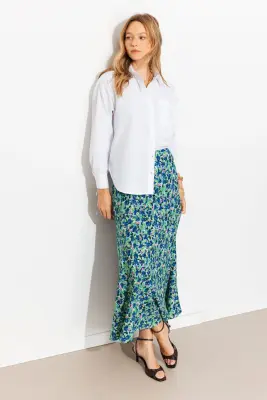 Jupe évasée imprimée Femme — photo 2