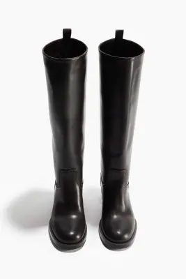 Bottes de hauteur genou - Marron foncé — photo 3