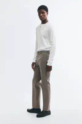 Pantalon chic Slim Fit - Taupe — photo 3