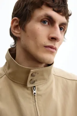 Veste en twill - Beige — photo 1