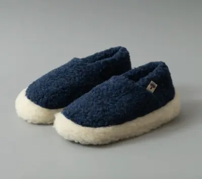 Chaussons Full bleu foncé – Yoko — photo 2