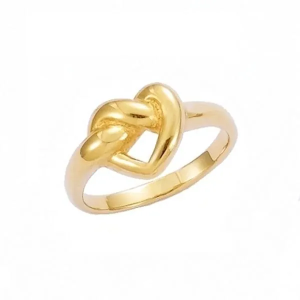 Bague plaque or