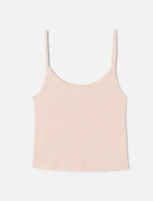 Nouveau ! RE/DONE Top Jolie Pink Salt Honeycomb — photo 4