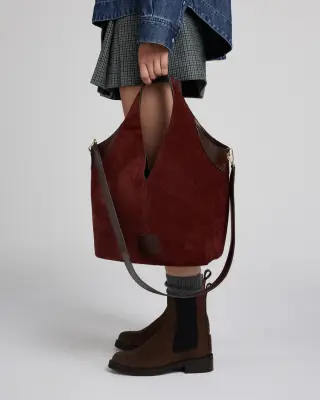 Bottines Harry nubuck chocolat — photo 2