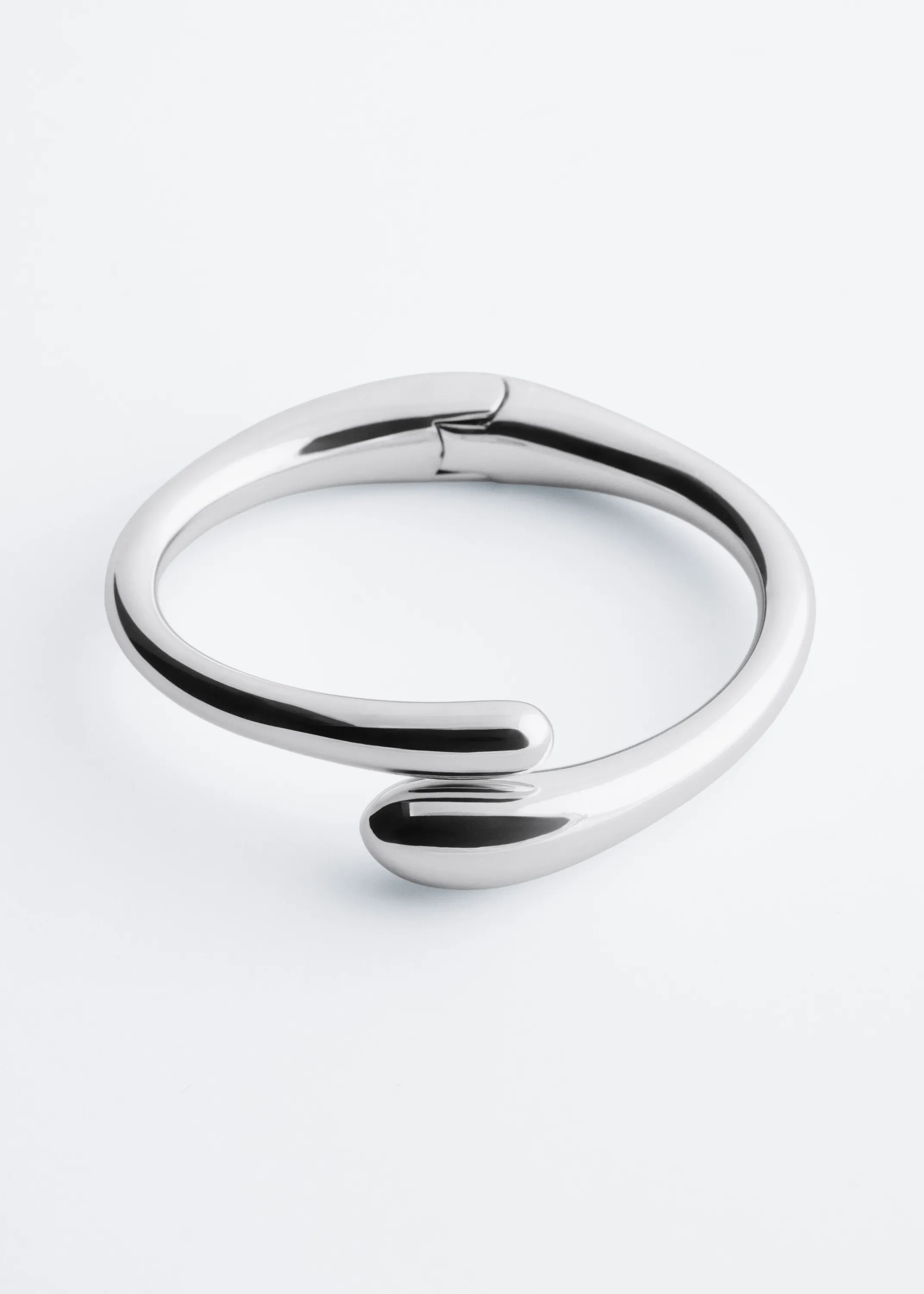 Bracelet manchette - Argenté