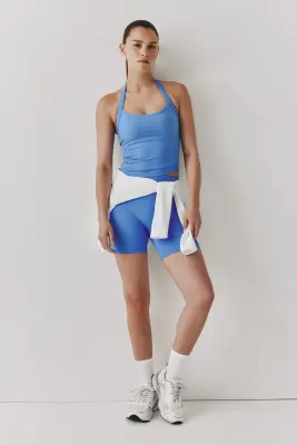 Débardeur de sport dos nu SoftMove™ - Bleu ciel — photo 2