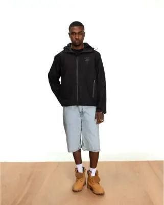 Patta 3M Reflective Waterproof Rain Jacket Black — photo 3
