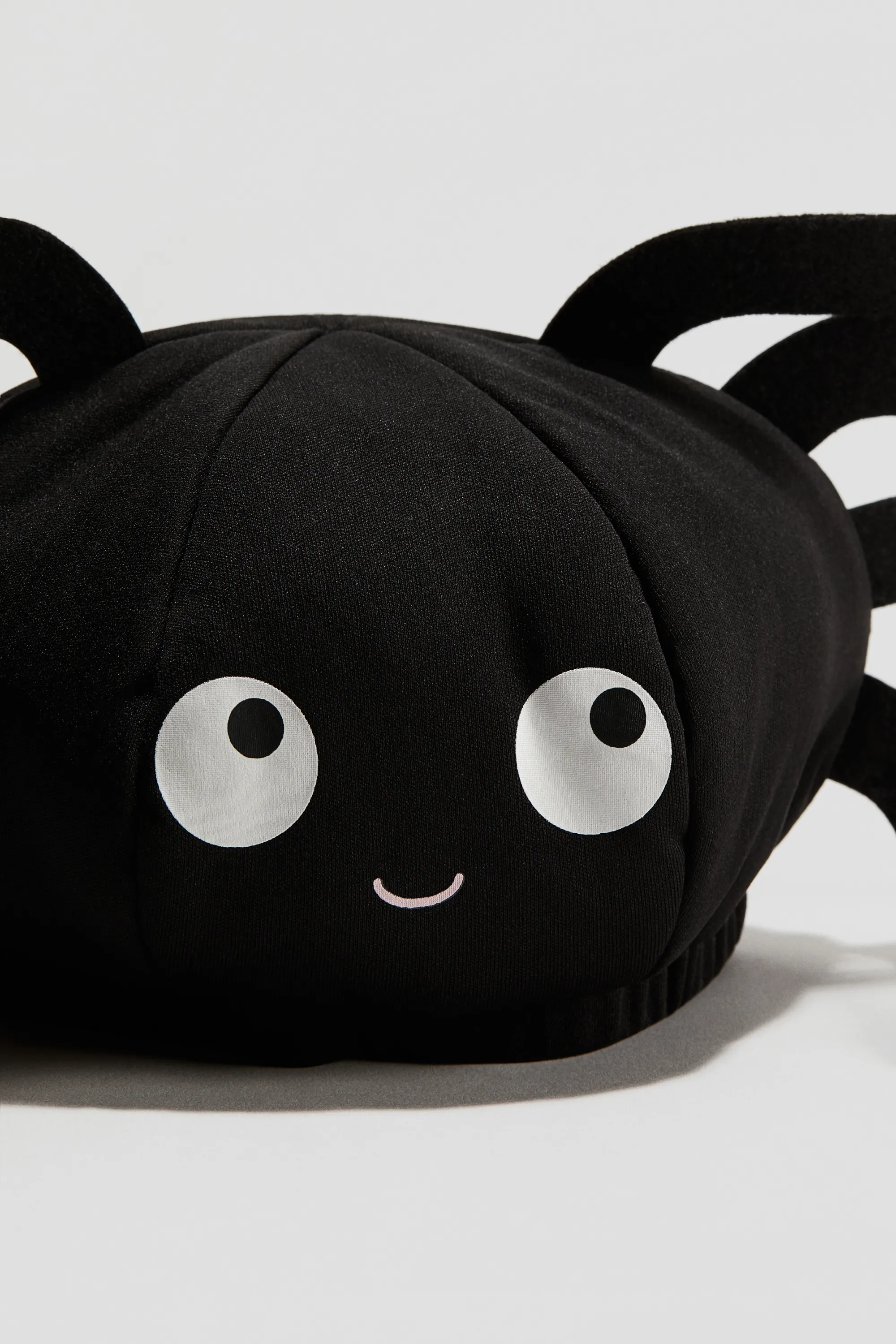 Bonnet d'Halloween matelassé - Noir/araignée