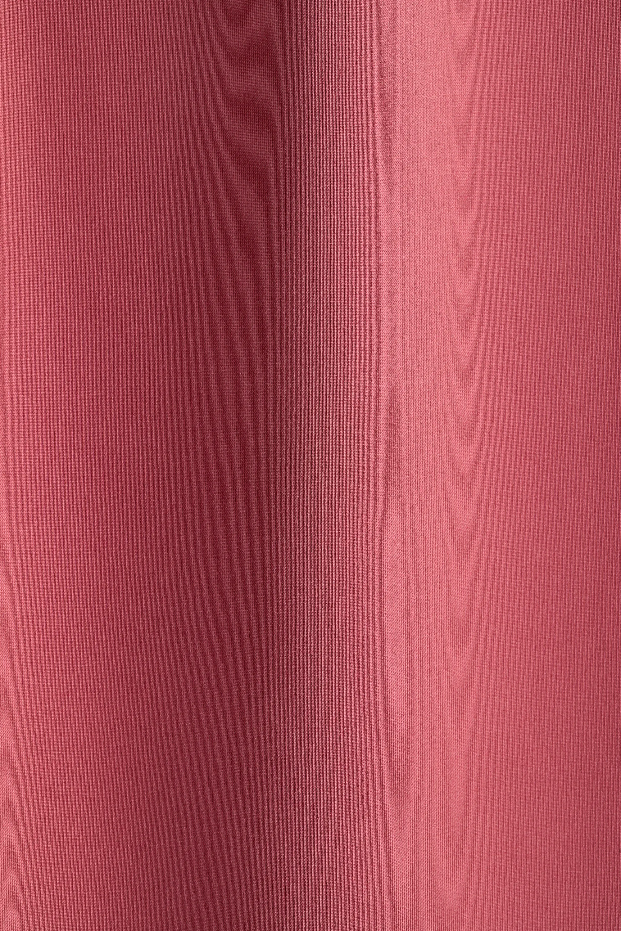 Robe maxi moulante à effet drapé - Vieux rose