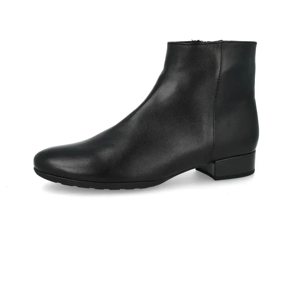 Bottines Gabor 52.719.57 Noires - Cuir Lacets Grande Pointure Femme