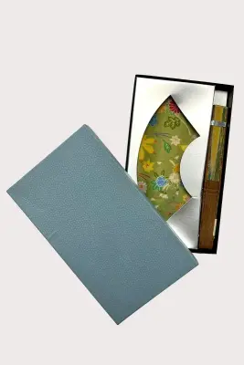 Eventail Jardin + foulard + Boîte — photo 3