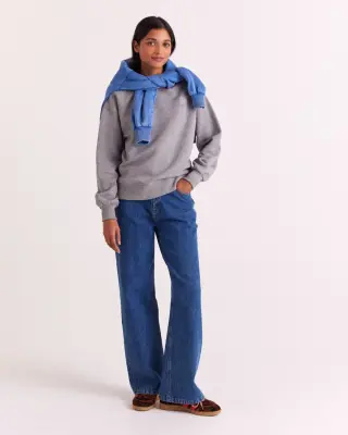 Sweat-shirt Virgile gris chiné — photo 3