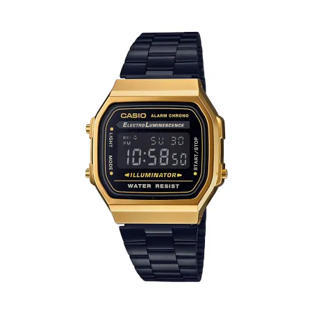 Montre Unisex Casio Vintage Gold & Black A168WEGB-1BEF