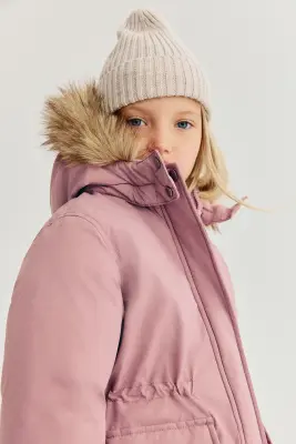 Water-repellent parka - Rose ancien — photo 2