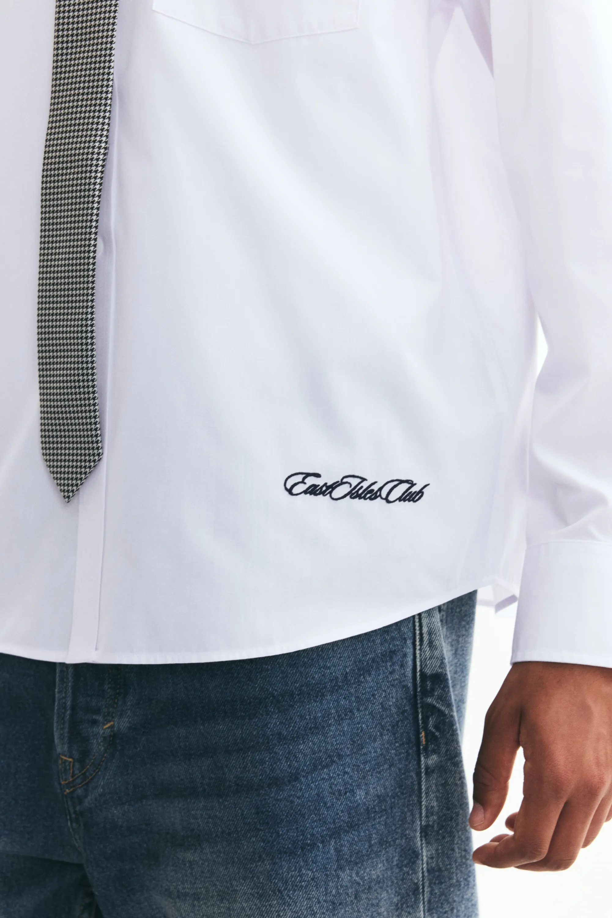 Chemise Relaxed Fit - Blanc/East Isles Club