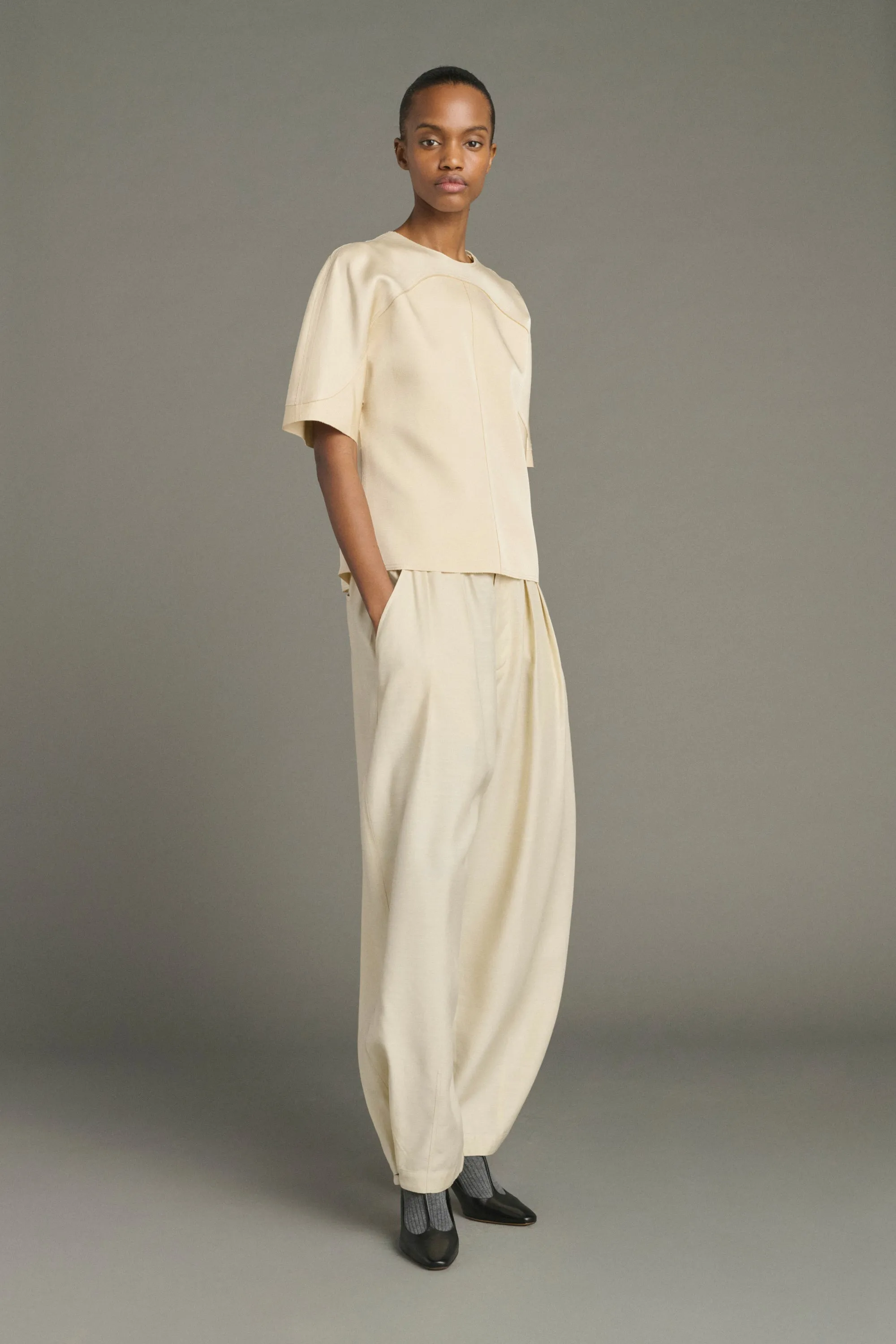 PANTALON VERNON ÉCRU