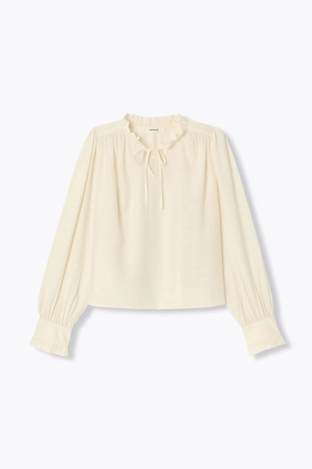 Blouse col frou-frou Femme