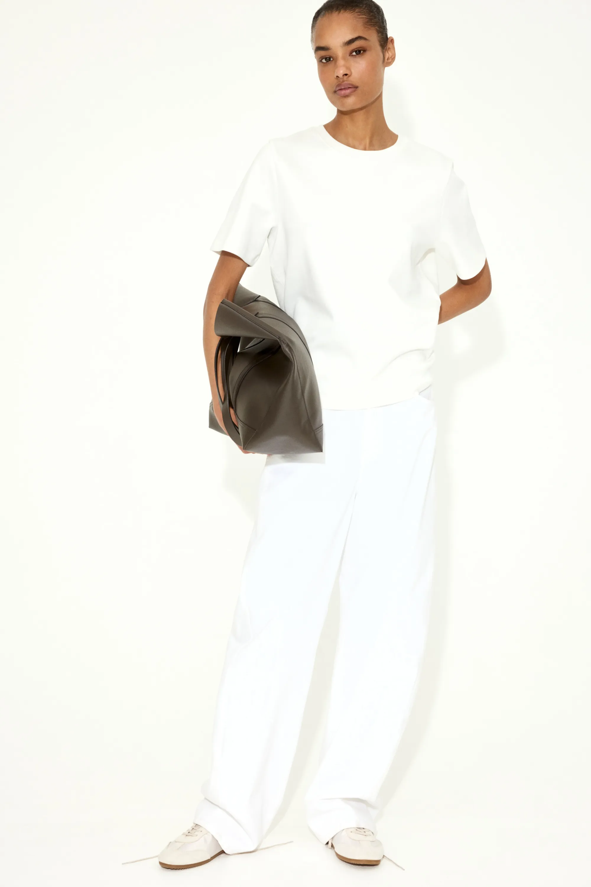 T-shirt en interlock - Blanc