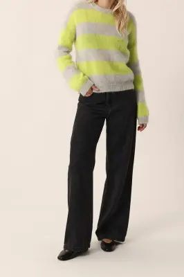 Pull Banelle Gris Chine/Luciole — photo 4
