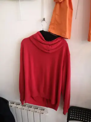 Sweat à capuche zippé Maryland rouge — photo 4