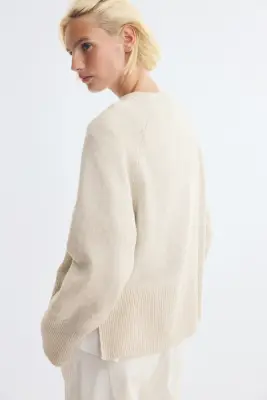 Pull à manches raglan - Beige clair — photo 2