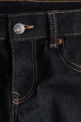 Flared Low Jeans - Noir denim — photo 4