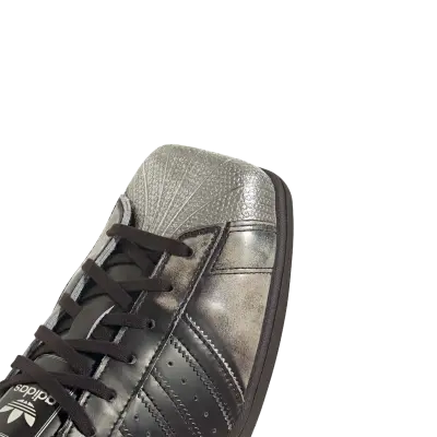 Adidas Mujer Superstar SQ Aurora Coffee Silver Metallic — photo 4