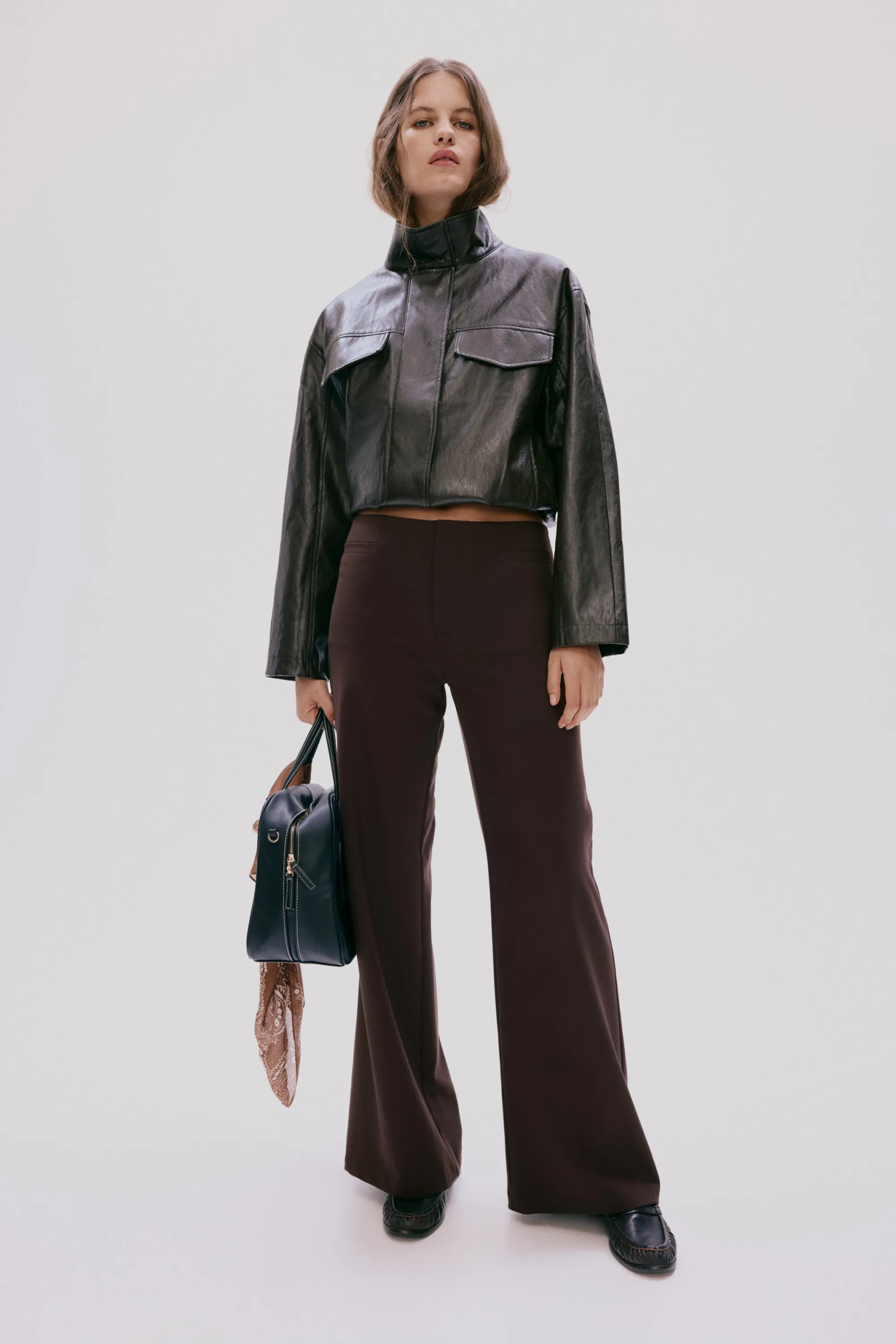 Pantalon chic - Marron foncé