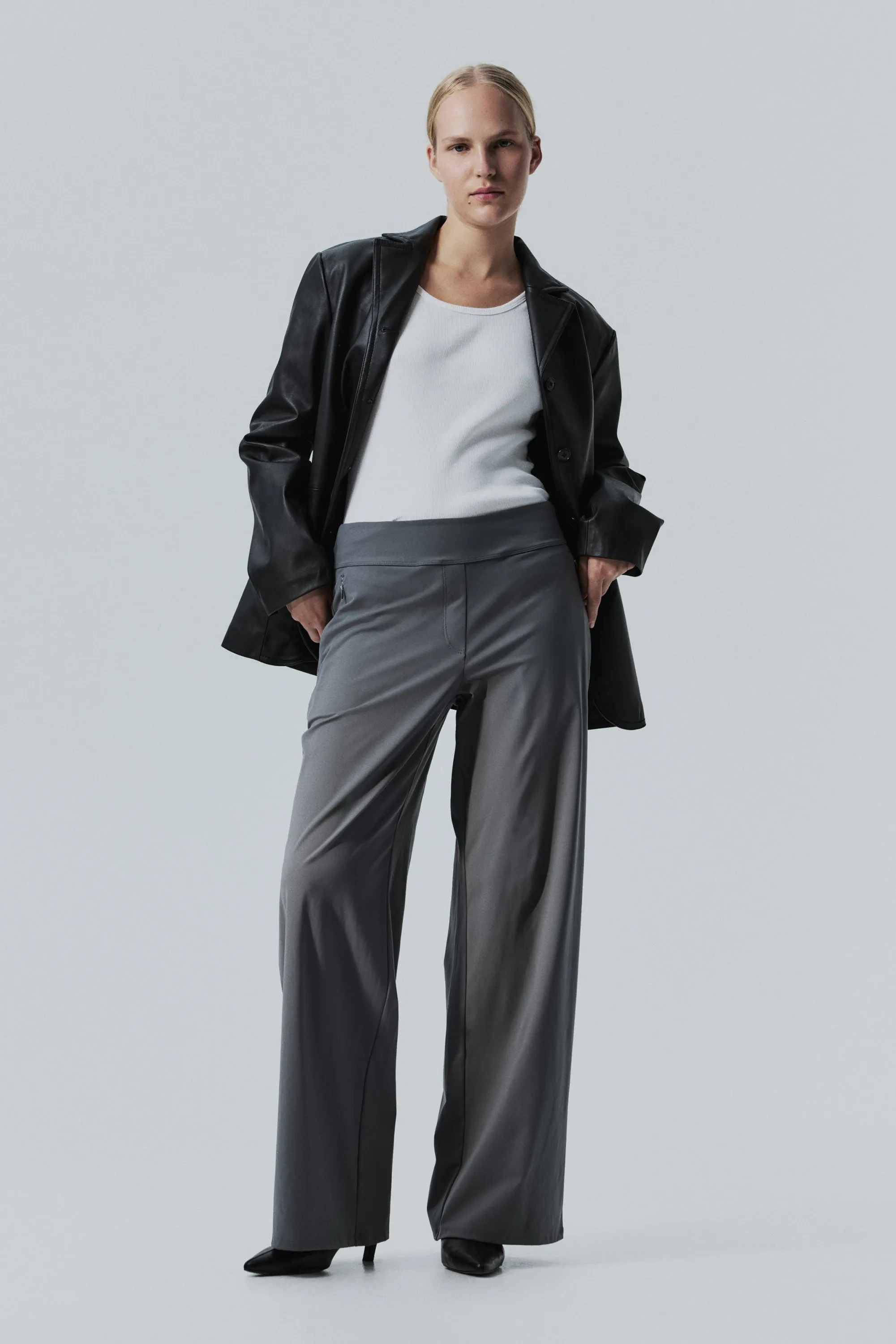 Pantalon large Four-way Stretch - Gris