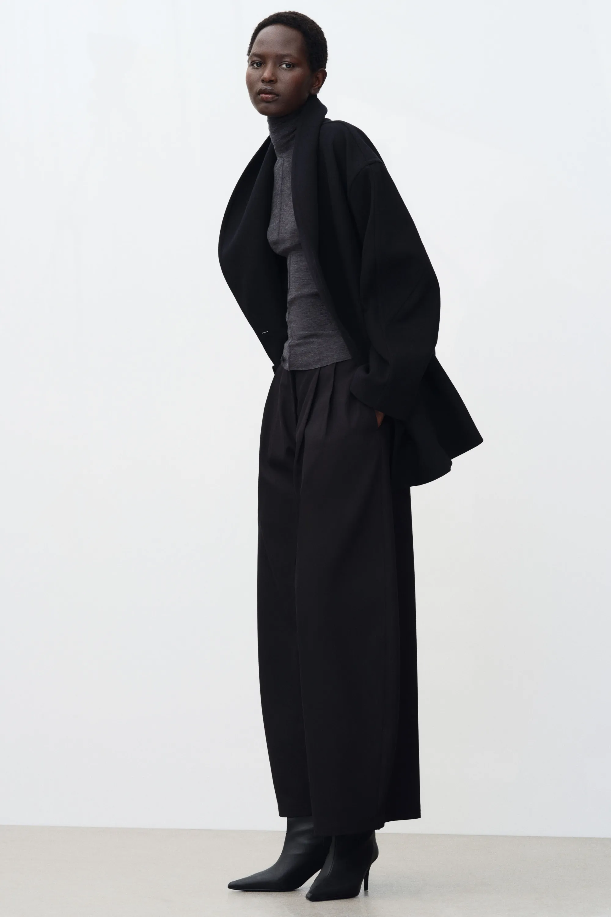 Manteau oversize - Bleu marine