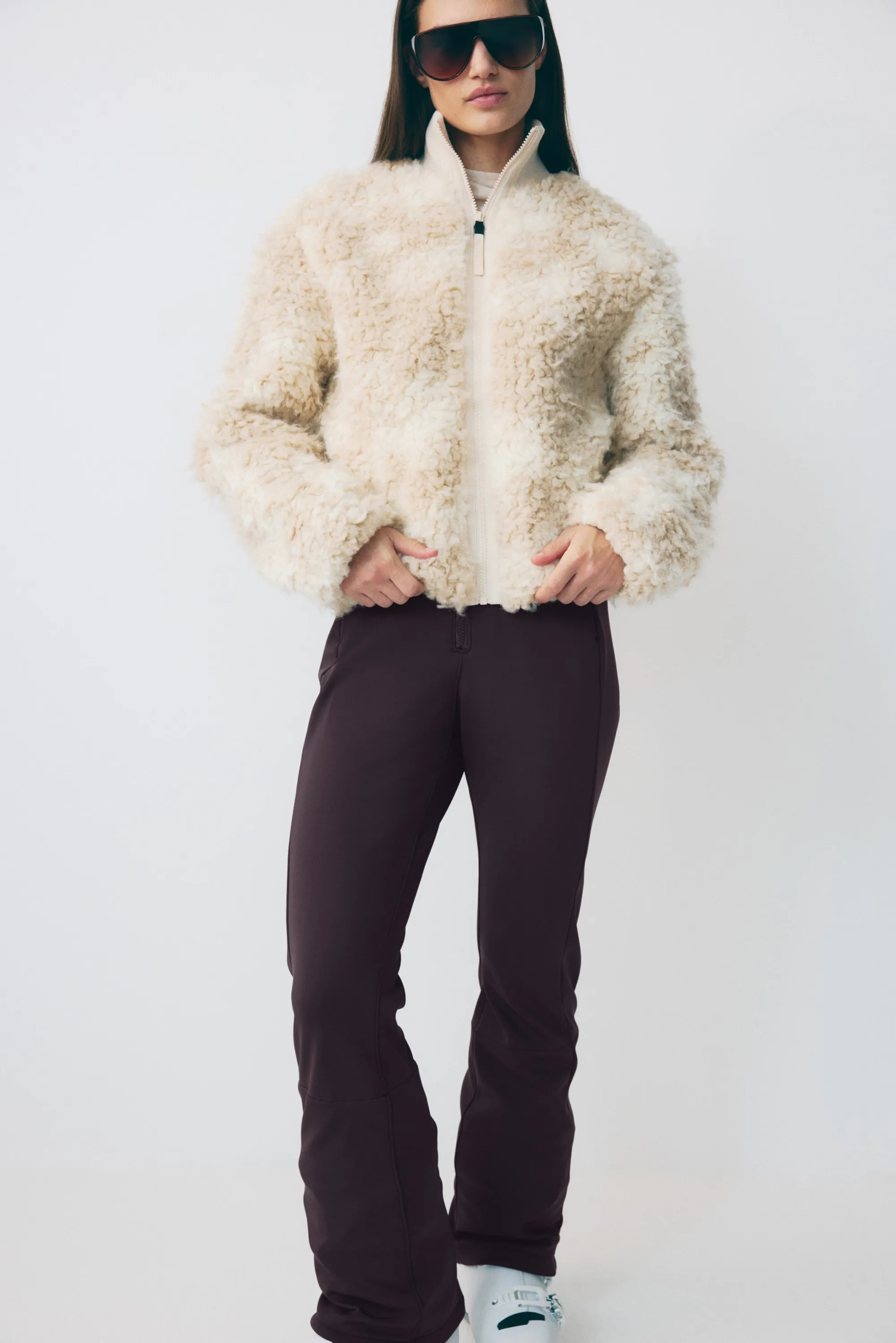 Pantalon de ski déperlant - Violet aubergine