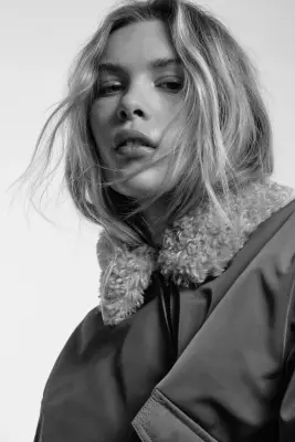 Collared bomber jacket - Vert kaki — photo 3