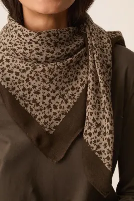 Foulard Ninette Melodie Algue — photo 3