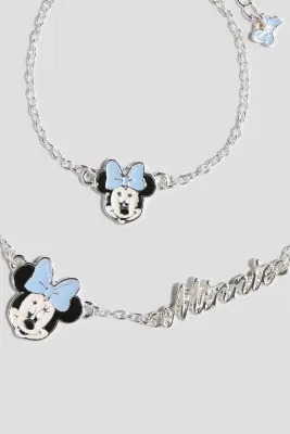 Parure de bijoux 2 pièces - Argenté/Minnie — photo 1