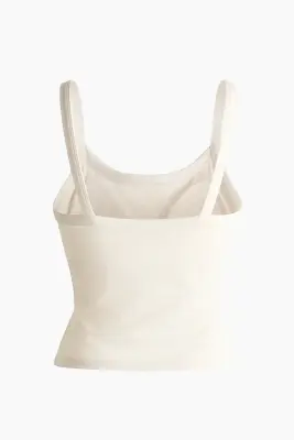 Débardeur avec soutien-gorge intégré SoftMove™ - Ivoire — photo 4