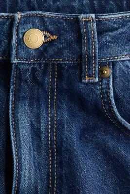 Wide Ultra High Jeans - Bleu denim foncé — photo 4