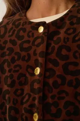Veste maille Hilda Leopard — photo 5