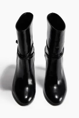 Bottines à talon - Noir — photo 2