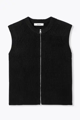 Gilet zippé sans manches
