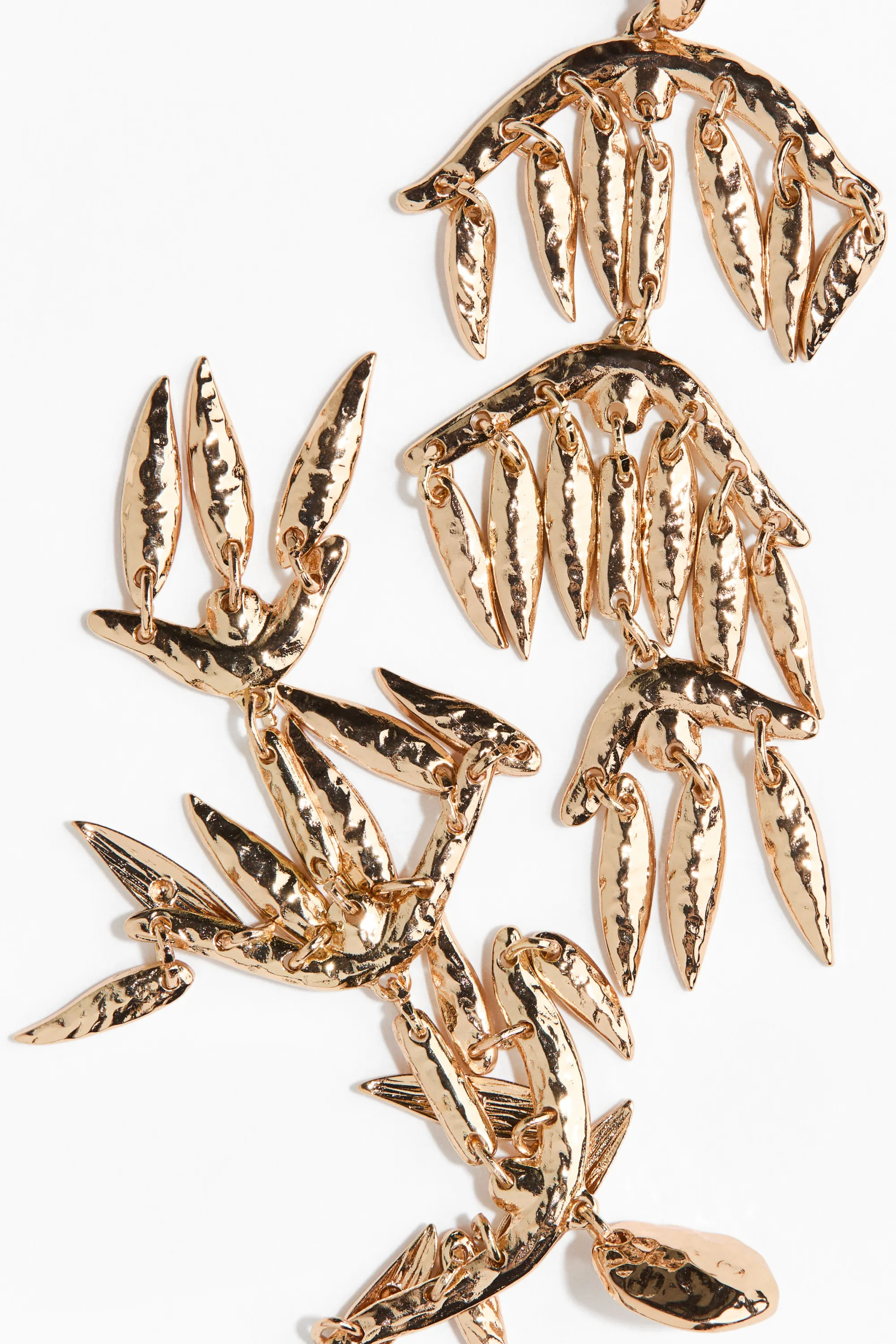 Boucles d'oreilles pendantes - Doré