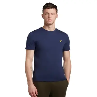 LYLE & SCOTT TEE SHIRT Bleu indigo — photo 1