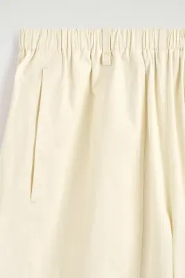 PANTALON BARREL WORKWEAR EN COTON - CRÈME — photo 4