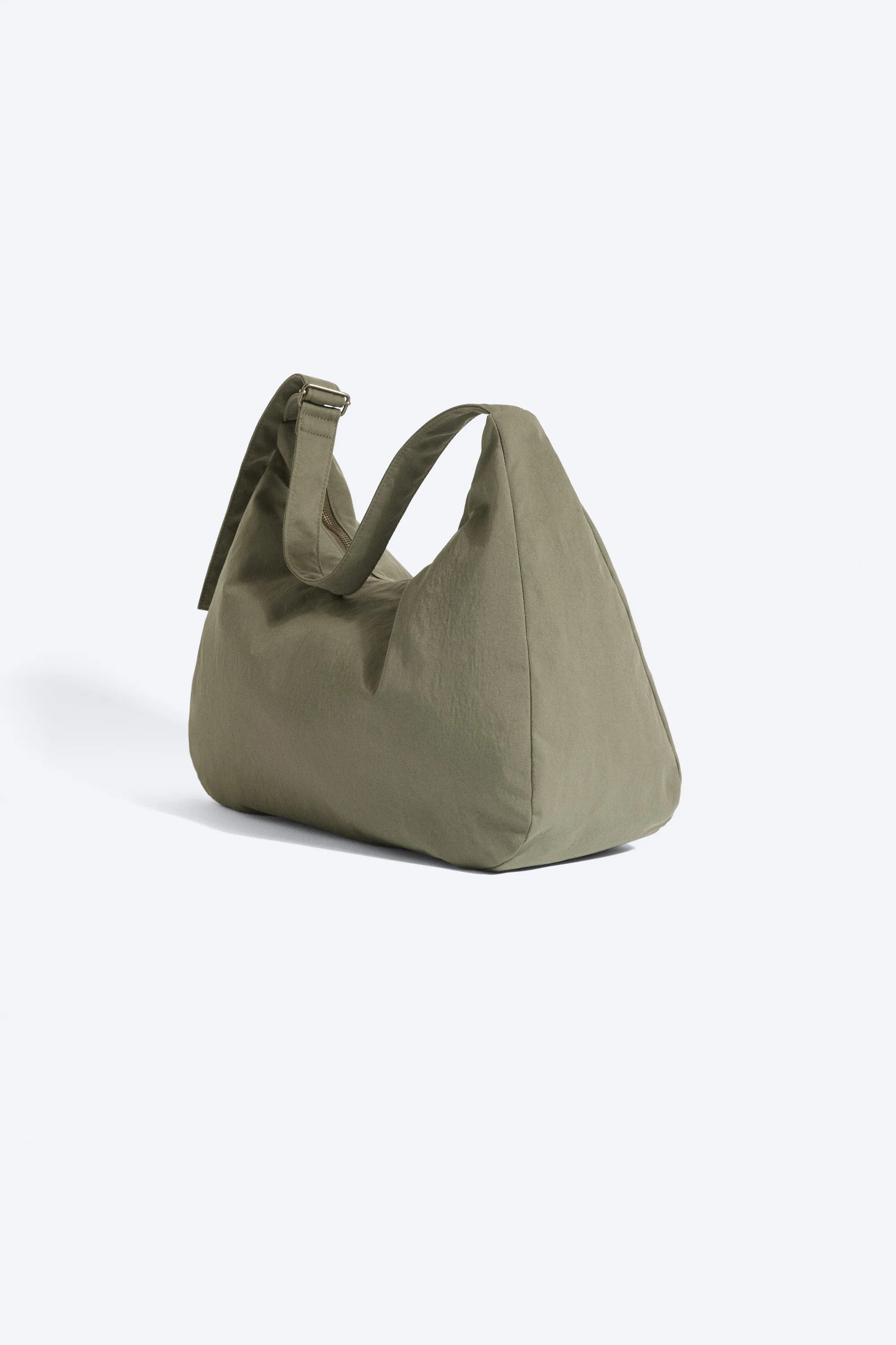 Sac demi-lune à bandoulière - Vert kaki