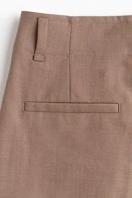 Pantalon chic à jambes droites - Beige foncé — photo 4