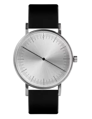 SIMPL WATCH ONE COLLECTION SILVER BLACK — photo 1